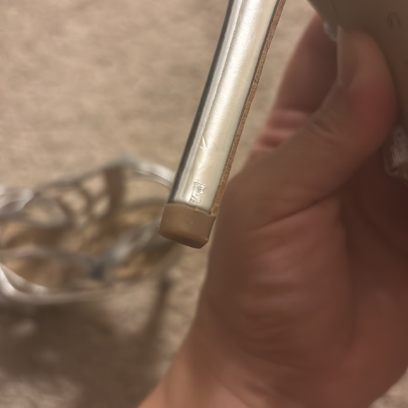 Silver Sam Edelman strappy heels 6 - Picture 11 of 14